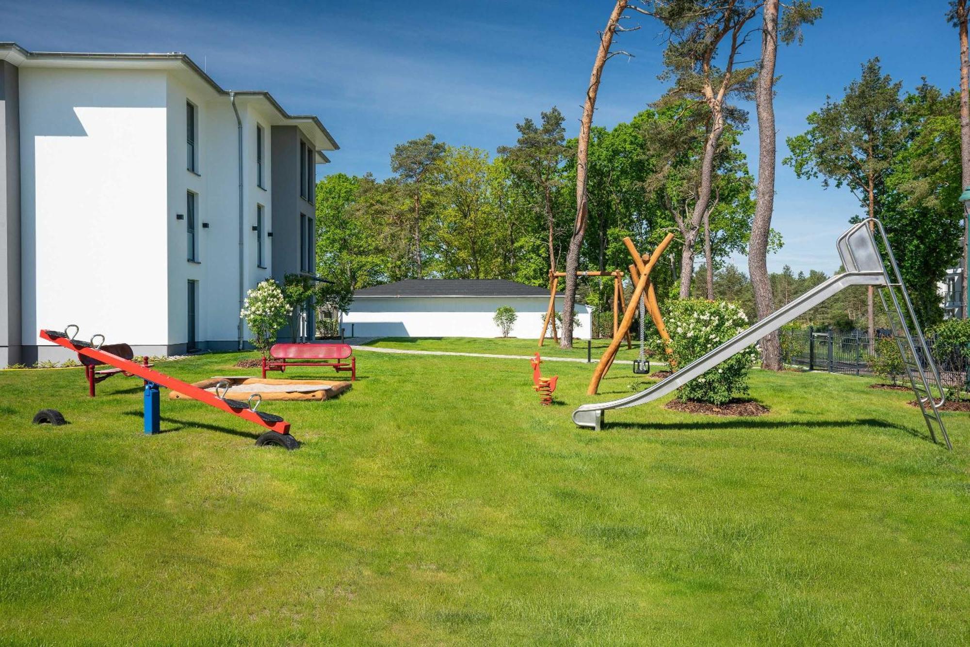 Appartement Schilfperle - Oase Am Haff Garz  ภายนอก รูปภาพ